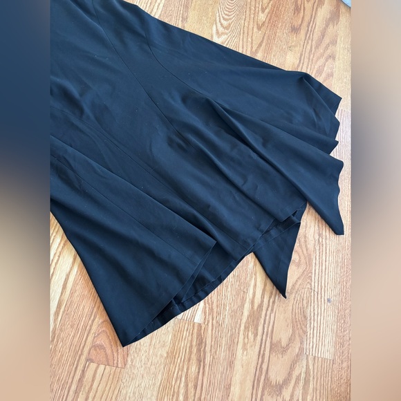Elevenses Asymmetrical Black Skirt – Size 2 – Anthropologie – Flowy & Sculptural - Picture 3 of 6